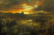 Thomas Moran Childe Roland to the Dark Tower Came oil on canvas